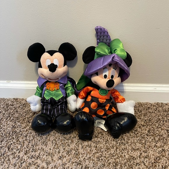 Disney Other - Disney Parks Mickey and Minnie Halloween Plushies